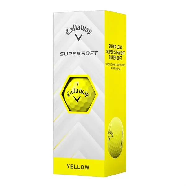 Callaway Super Soft Yellow golf balls; Box contains 12 yellow balls... from ASI 38120 Ball Pro / Diversified Quality Kitchenware