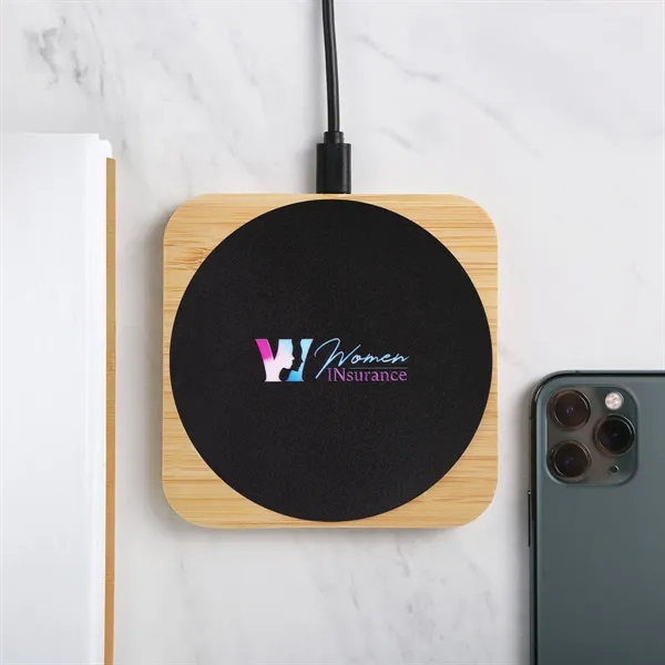 Bambright offers a sleek and eco-friendly 15W wireless charger with backlit... from ASI 61966 HPG / OrigAudio