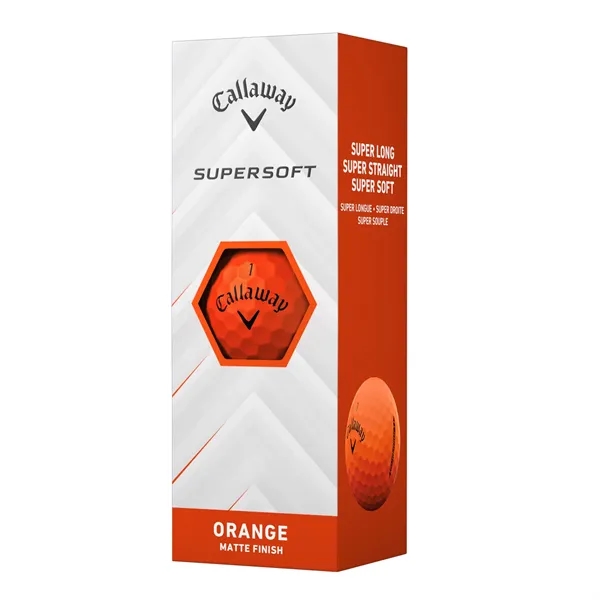 Callaway Supersoft matte orange golf balls; Box contains 12 golf balls... from ASI 38120 Ball Pro / Diversified Quality Kitchenware