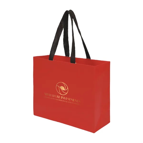 Sugarcane Paper Sustainable Bag with Embedded Web-Style Paper Handle.... from ASI 35290 American Ad Bag Co