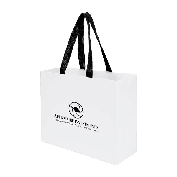 Sugarcane Paper Sustainable Bag with Embedded Web-Style Paper Handle.... from ASI 35290 American Ad Bag Co