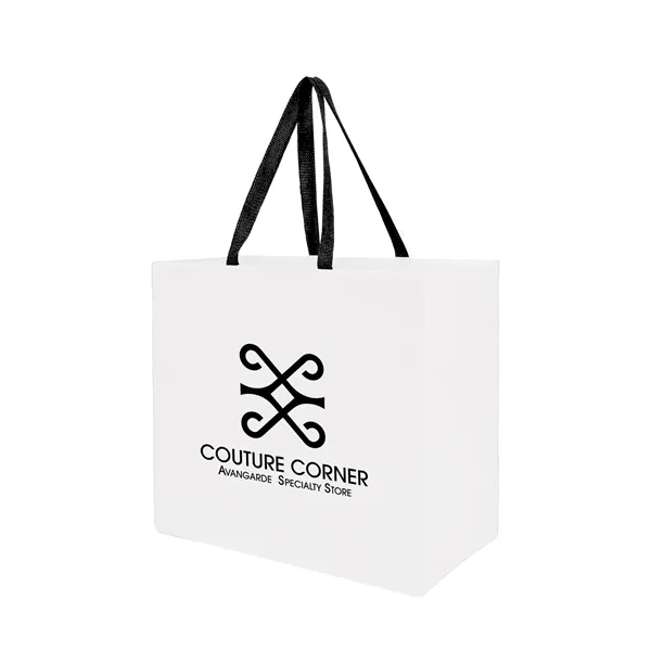 Sugarcane Paper Sustainable Bag with Embedded Web-Style Paper Handle.... from ASI 35290 American Ad Bag Co