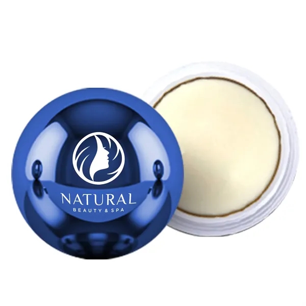 Metallic lip balm moisturizer ball made with natural beeswax... from ASI 61966 HPG / Mixie