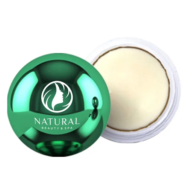 Metallic lip balm moisturizer ball made with natural beeswax... from ASI 61966 HPG / Mixie