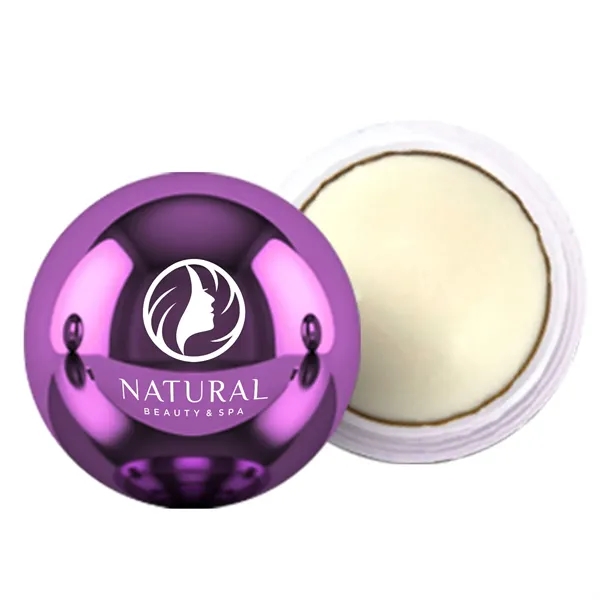 Metallic lip balm moisturizer ball made with natural beeswax... from ASI 61966 HPG / Mixie