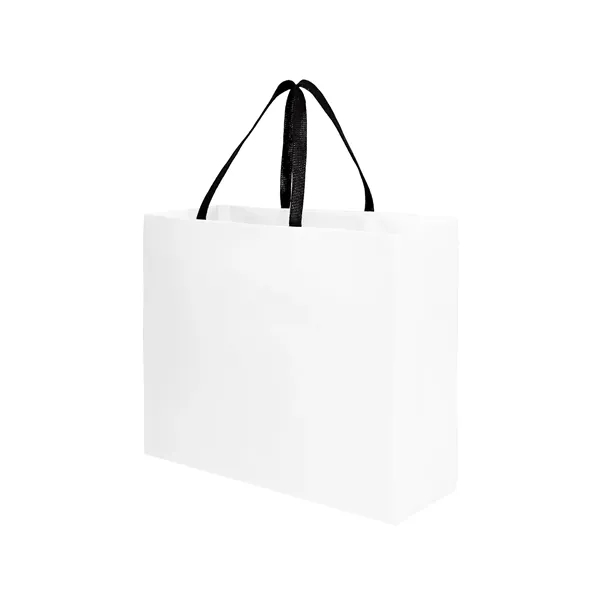 Sugarcane Paper Sustainable Bag with Embedded Web-Style Paper Handle.... from ASI 35290 American Ad Bag Co