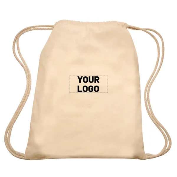Eco-friendly cotton drawstring bag plus 1 color silkscreen imprint on 1... from ASI 37218 Athena Promo (tm)