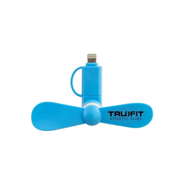 Phone fan with a Lightning and Type-C connector.... from ASI 98360 WOWLine / WOWLine®