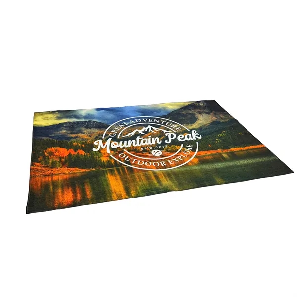 Order just 1! Custom floor mat, vibrant prints, soft texture, non-skid... from ASI 94105 Visual Textile Resource