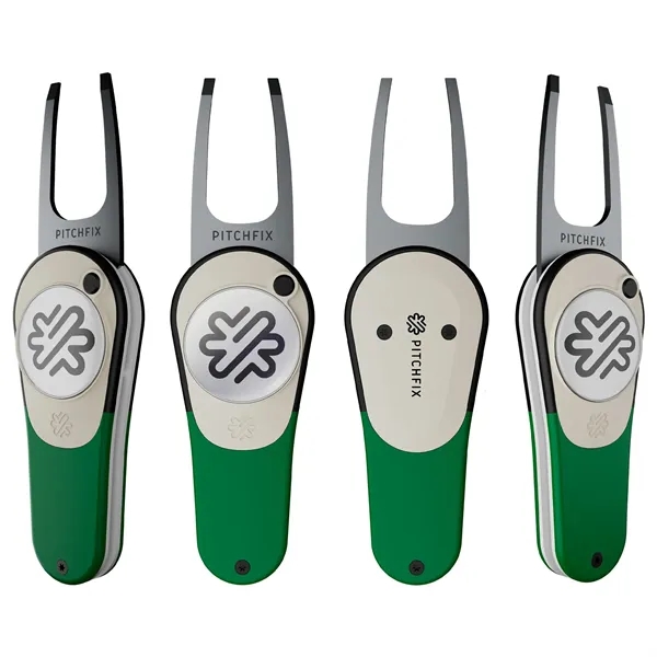 Pitchfix: The Icon is a premium switchblade divot tool with ABS... from ASI 61966 HPG / BCG Creations HPG Gold