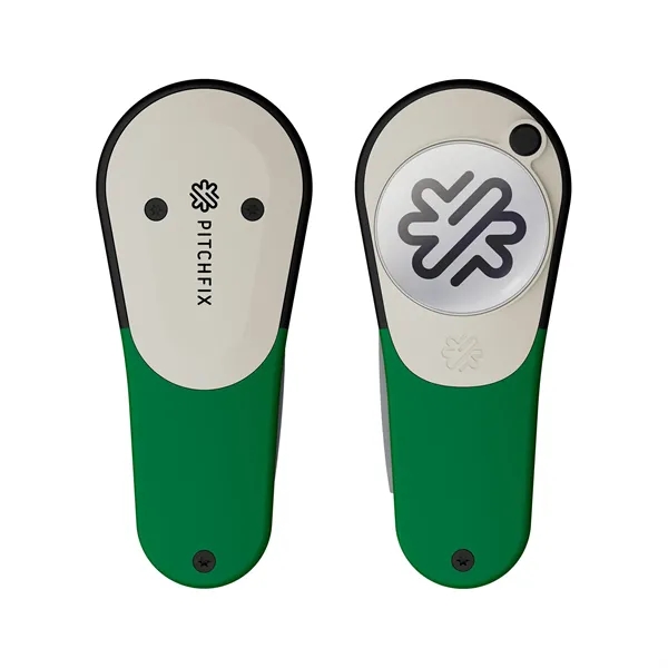 Pitchfix: The Icon is a premium switchblade divot tool with ABS... from ASI 61966 HPG / BCG Creations HPG Gold