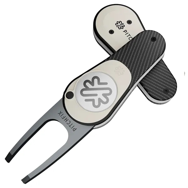 Pitchfix: The Icon is a premium switchblade divot tool with ABS... from ASI 61966 HPG / BCG Creations HPG Gold