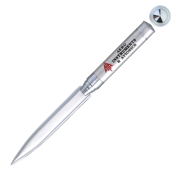 Letter opener available in gunmetal or satin chrome with solid brass... from ASI 68190 Lungsal / Lungsal