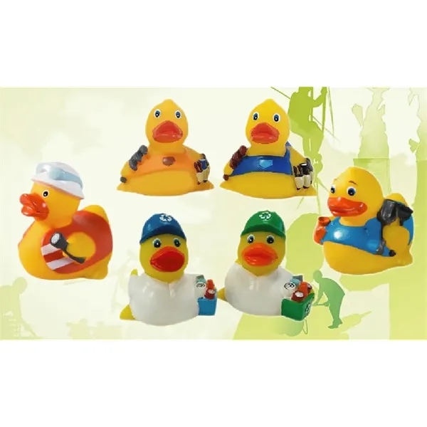 Rubber Workers Related Rubber Ducks. Floatable rubber toy. Promotes Work field.... from ASI 57705 Goodview Industries Co Inc / Goodview Industries