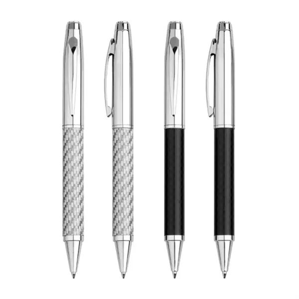 Carbon Fiber Twist Action Ballpoint Pen... from ASI 31517 Admart Products / Admart Line