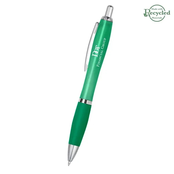 Ballpoint pen with plunger action and rubberized grip.... from ASI 61125 Hit Promotional Products / Hit®