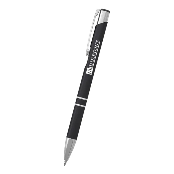 Aluminum pen with plunger action.... from ASI 61125 Hit Promotional Products / Hit®