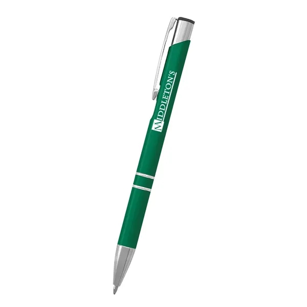 Aluminum pen with plunger action.... from ASI 61125 Hit Promotional Products / Hit®
