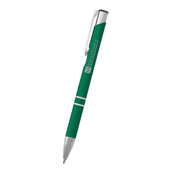 Aluminum pen with plunger action.... from ASI 61125 Hit Promotional Products / Hit®