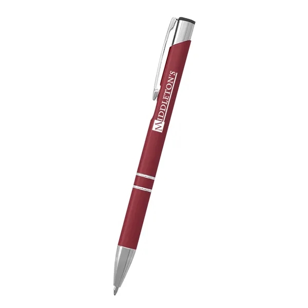 Aluminum pen with plunger action.... from ASI 61125 Hit Promotional Products / Hit®