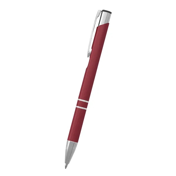 Aluminum pen with plunger action.... from ASI 61125 Hit Promotional Products / Hit®