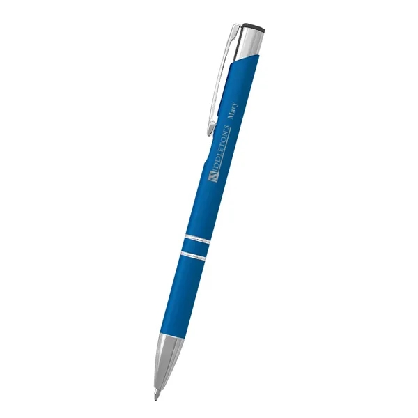 Aluminum pen with plunger action.... from ASI 61125 Hit Promotional Products / Hit®