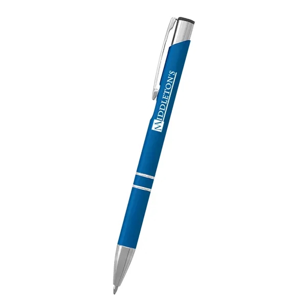 Aluminum pen with plunger action.... from ASI 61125 Hit Promotional Products / Hit®