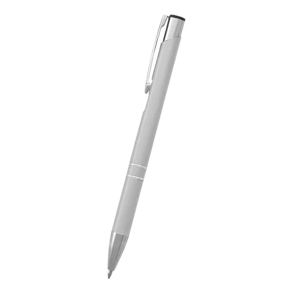 Aluminum pen with plunger action.... from ASI 61125 Hit Promotional Products / Hit®
