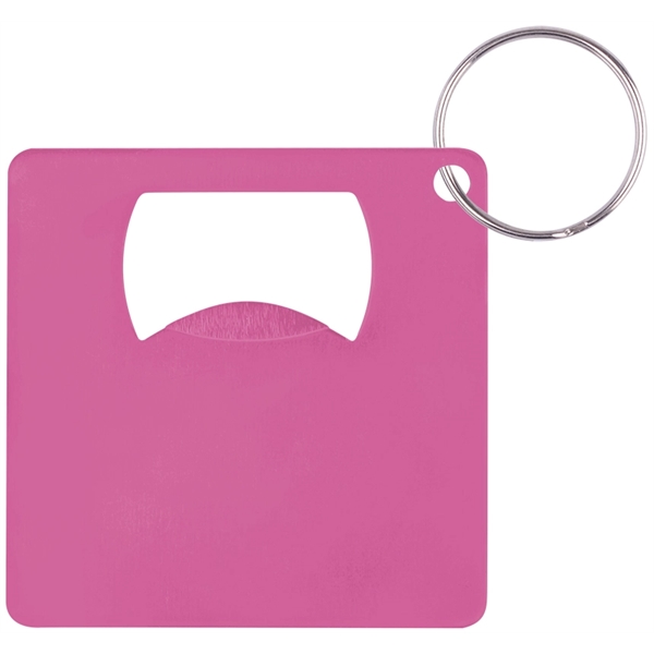 Large aluminum square shaped bottle opener... from ASI 74585 Nu Promo International / Nu Promo Line