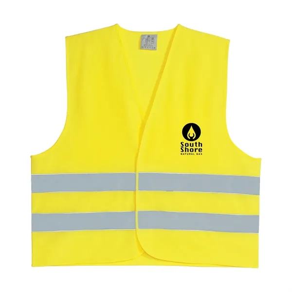 Reflective vest with zippered pouch.... from ASI 61125 Hit Promotional Products / Hit®