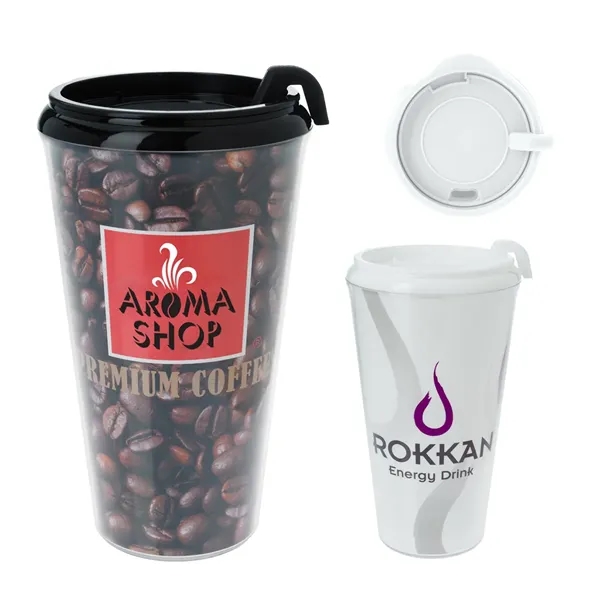 16 Oz. Beyond Tumbler. Double Wall Construction For Insulation Of Hot... from ASI 61125 Hit Promotional Products / Hit®