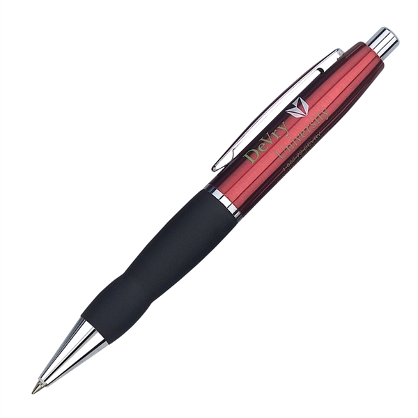 Metal click-action ballpoint pen with a wide body, lacquer coated finish,... from ASI 68190 Lungsal / Lungsal