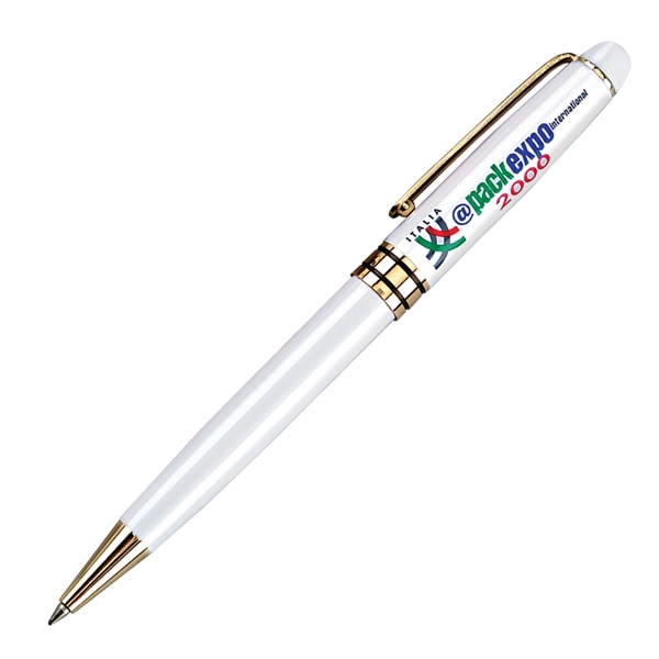 Brass twist-action pen with an elegant enamel finish color and shining... from ASI 68190 Lungsal / Lungsal