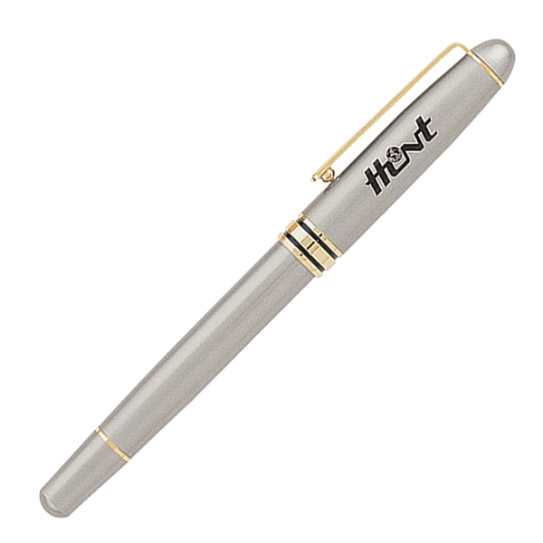 Rollerball pen made with a heavy brass barrel featuring a gold... from ASI 68190 Lungsal / Lungsal