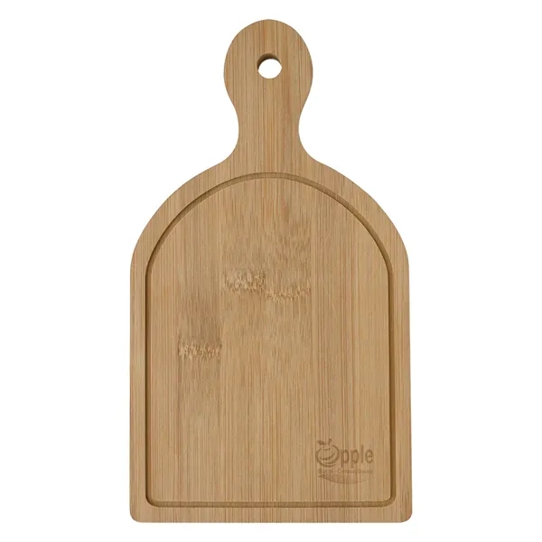 Lightweight bamboo cutting board measuring 9 7/8" x 5 1/2" with... from ASI 61125 Hit Promotional Products / Hit®