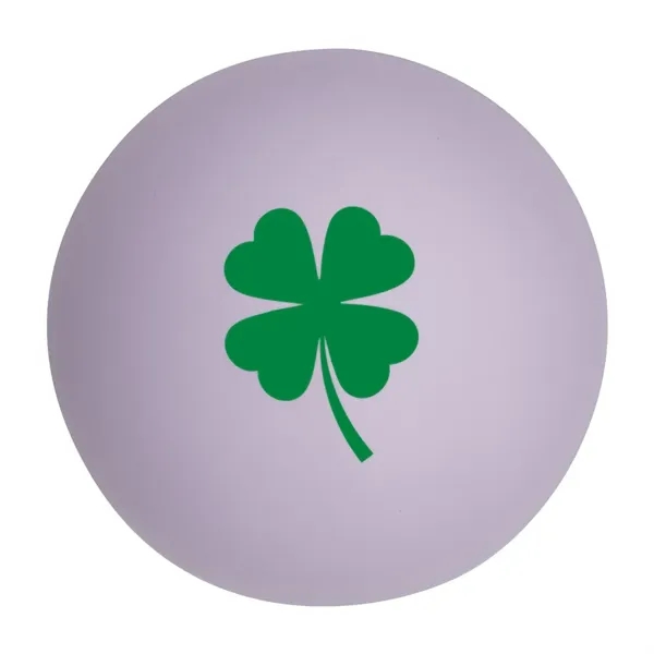 Shamrock themed stress ball made of polyurethane foam.... from ASI 34415 Alpi International LTD