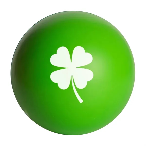 Shamrock themed stress ball made of polyurethane foam.... from ASI 34415 Alpi International LTD