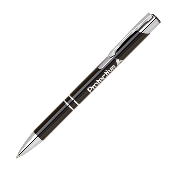 Aluminum ballpoint pen with click-action mechanism, anodized color and high gloss... from ASI 68190 Lungsal / Lungsal