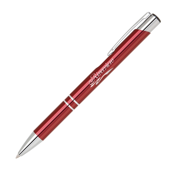 Aluminum ballpoint pen with click-action mechanism, anodized color and high gloss... from ASI 68190 Lungsal / Lungsal