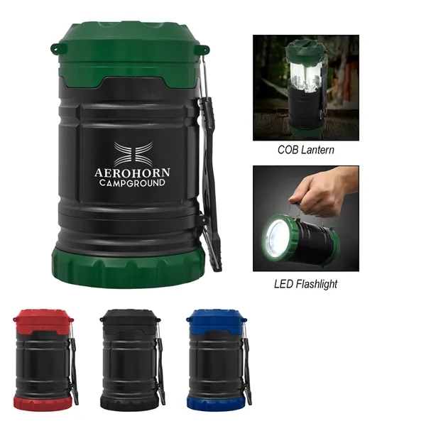 Pop-up lantern with easy carry handle and three extra bright white... from ASI 61125 Hit Promotional Products / Hit®