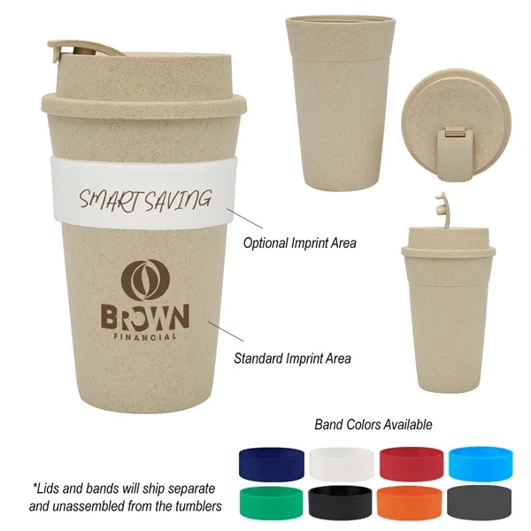16 oz. tumbler made of polypropylene material with lid and silicone... from ASI 61125 Hit Promotional Products / Hit®