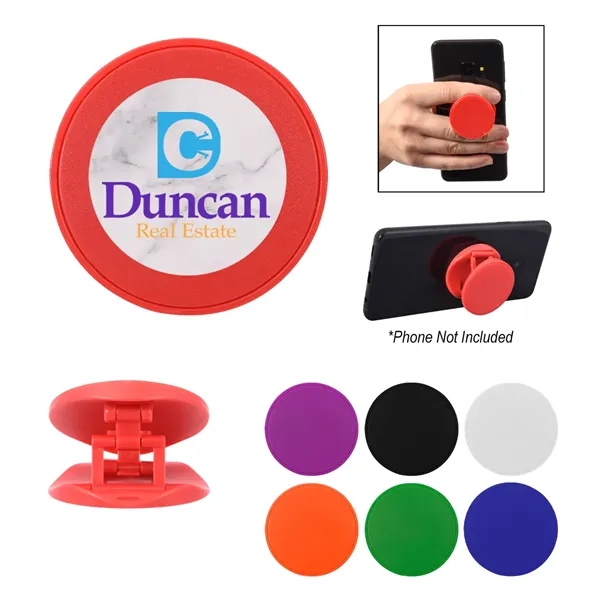 Collapsible phone grip and stand for taking calls, making video calls,... from ASI 61125 Hit Promotional Products / Hit®