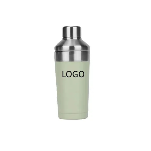 Stainless steel insulated cocktail shaker, 16 oz. plus 1C1P silkscreen imprint... from ASI 37218 Athena Promo (tm)