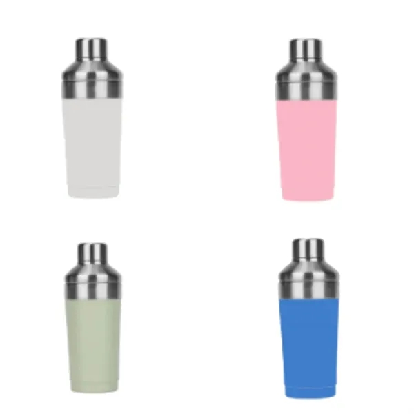 Stainless steel insulated cocktail shaker, 16 oz. plus 1C1P silkscreen imprint... from ASI 37218 Athena Promo (tm)