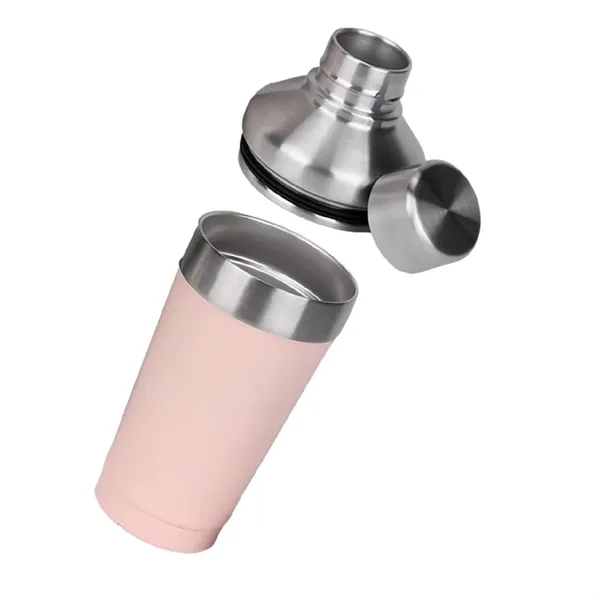 Stainless steel insulated cocktail shaker, 16 oz. plus 1C1P silkscreen imprint... from ASI 37218 Athena Promo (tm)