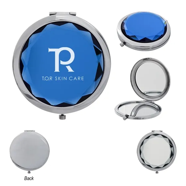 Jeweled compact mirror for those moments when your makeup needs to... from ASI 61125 Hit Promotional Products / Hit®