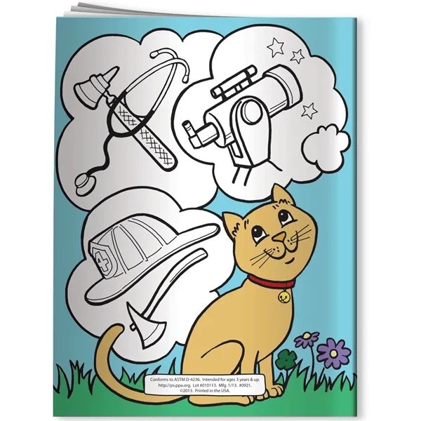 Coloring Book - What Will I Be?... from ASI 54100 Fields Manufacturing Inc / Better Life Line