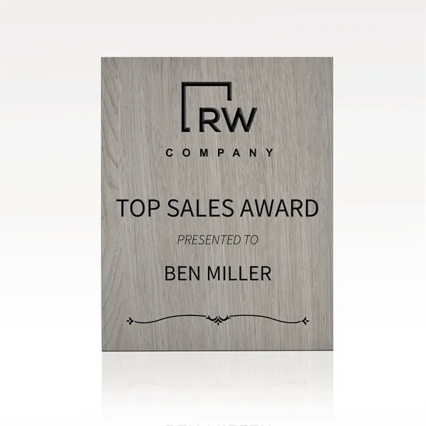 Award plaque made of beechwood; offered in three sizes.... from ASI 93986 Visions/Awardcraft / Visions Awards