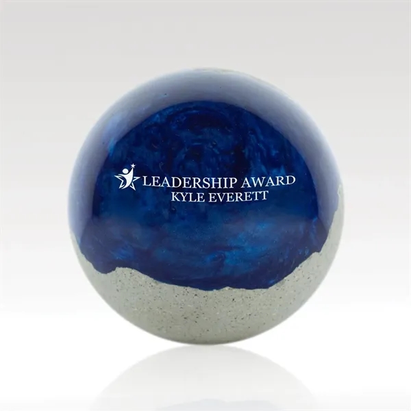 Sphere shaped award creatively fashioned in concrete and resin... from ASI 93986 Visions/Awardcraft / Visions Awards