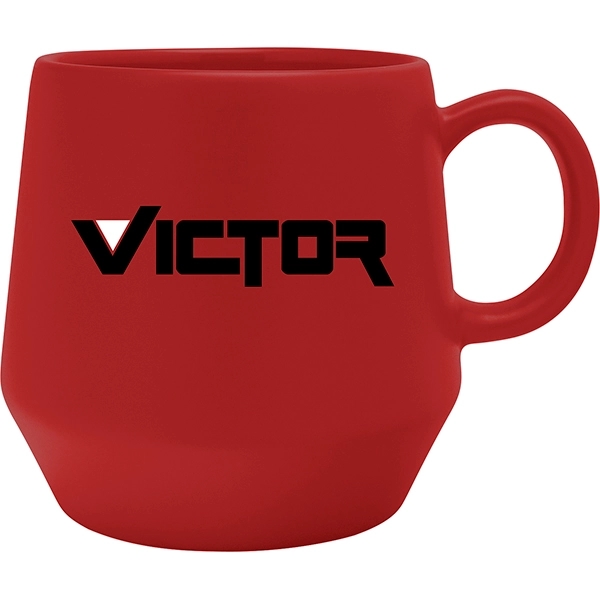 16 oz ceramic mug with matte colored exterior and glossy colored... from ASI 51197 ETS Express, LLC